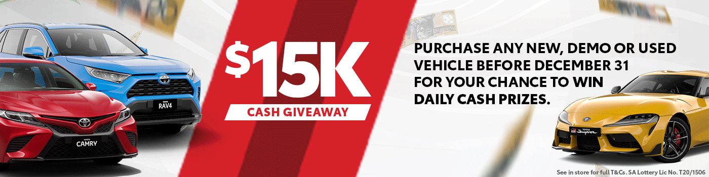 $15,000 Cash Giveaway Sale On Now!
