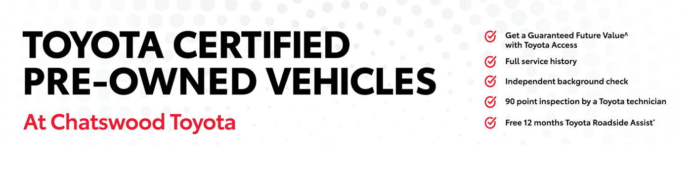 About Toyota Certified Pre-Owned Vehicles